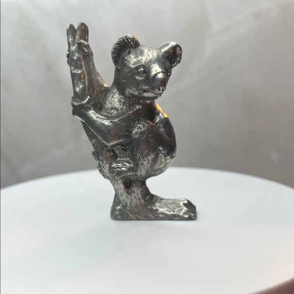 Pewter Koala Figurine - Picture 1 of 7